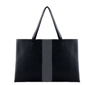 Vince Camuto Black Leather Tote